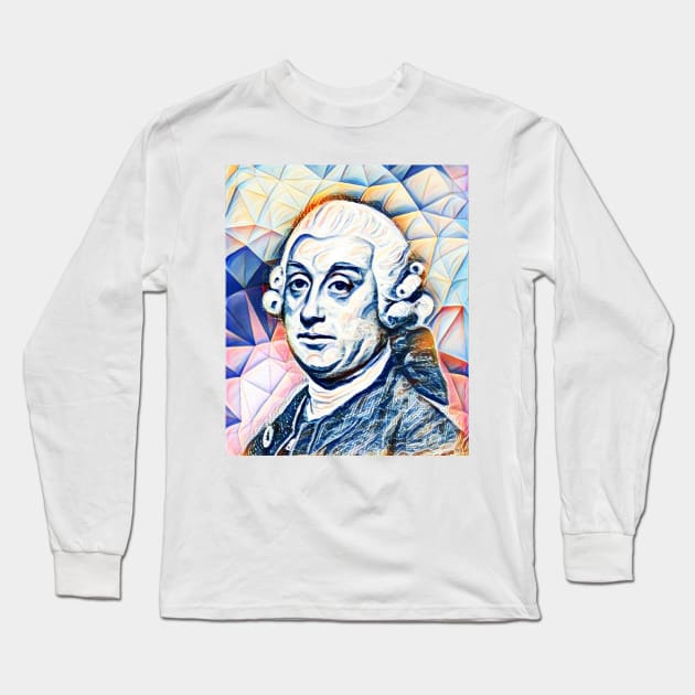 Percivall Pott Portrait | Percivall Pott Artwork 11 Long Sleeve T-Shirt by JustLit